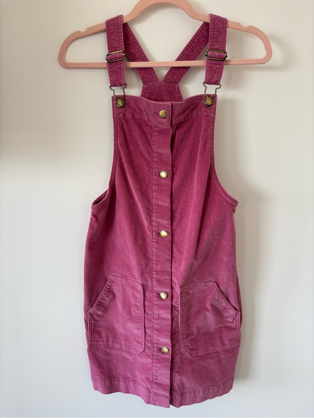 Joe Fresh Rose Corduroy Pinafore Dress